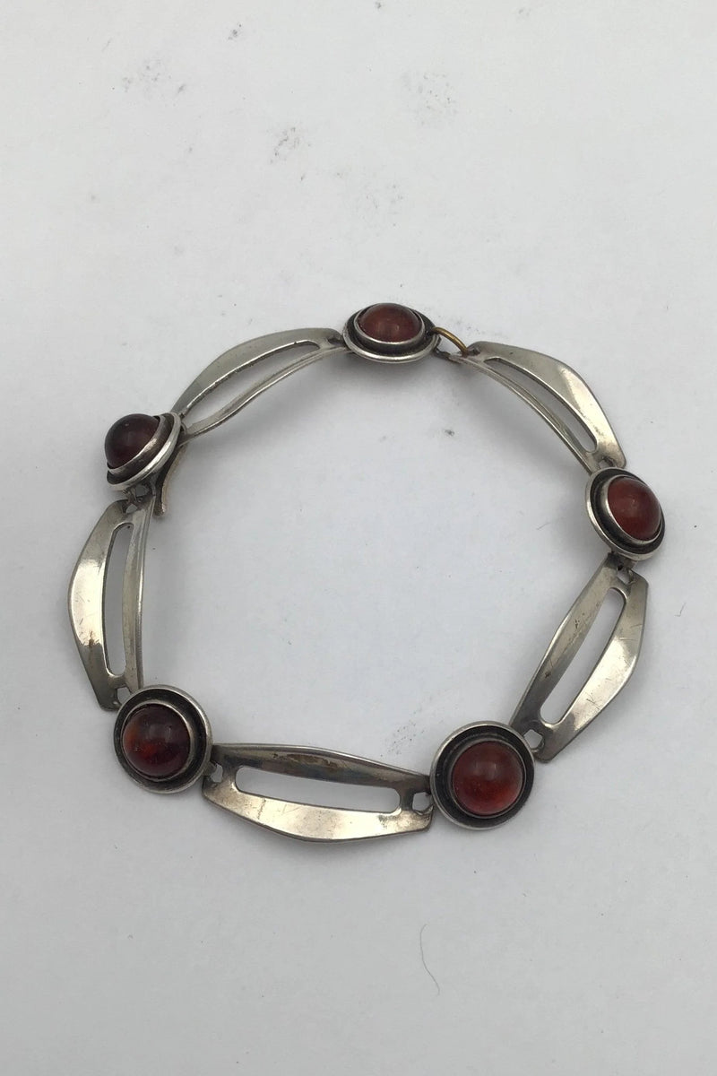 Niels Erik From Sterling Sølv Armlænke (Rav)