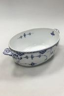 Royal Copenhagen Musselmalet halbblond Ovale Terrine ohne Deckel Nr. 595