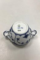 Royal Copenhagen Shell Painted Half Lace Zuckerdose ohne Deckel Nr. 605