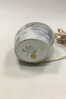Bing og Grøndahl Art Nouveau Vase omdannet til lampe No 1302/6238