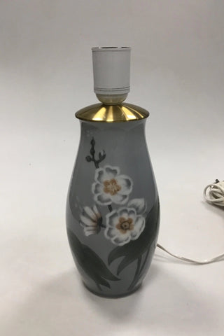 Bing og Grøndahl Art Nouveau Vase omformet til lampe No 341/5249