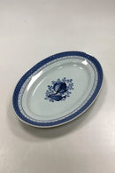 Royal Copenhagen Blå Tranquebar Ovalt fad No 927
