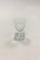 Holmegaard / Kastrup Gorm den Gamle Portvinsglas med Wien Antik slibning