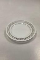 Bing and Grondahl Haga White Pierced Edge Lunch Plate No 618