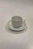 Bing og Grøndahl Haga Hvid Gennembrudt Kant Kaffekop No 305