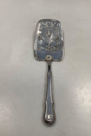 Großer Fischspaten aus dänischem Silber in Muschelform von Lamotte, 1895