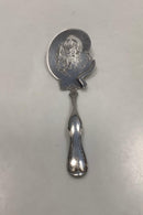 Dutch Silver Serving Spade openwork from 1896
