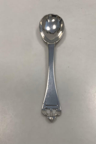 Großer Servierlöffel aus dänischem Silber von Hertz Ballin