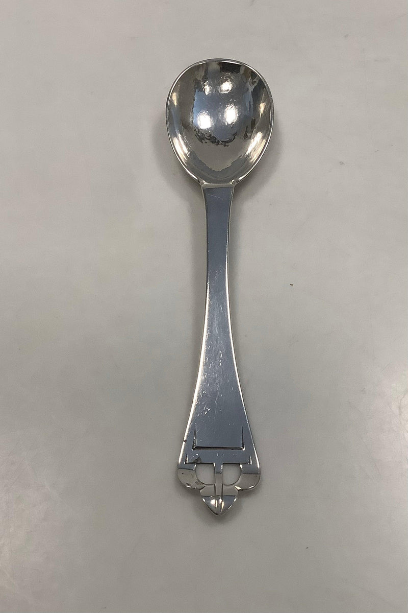 Stor Dansk Sølv Servingsske af Hertz Ballin