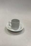 皇家哥本哈根白色花朵丹妮卡珍珠瓷巧克力杯 No 3512