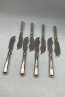 Sæt på 8 Fiskeknive i 84 Russisk Sølv Moskva