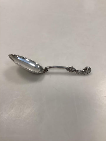 Laurits Berth Silber Degustationslöffel mit Wikinger Ornamenten