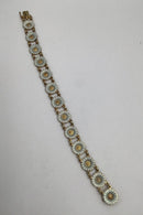 Georg Jensen Forgyldt Sterling Sølv Marguerit Armlænke