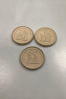 Bertel Thorvaldsen Small Peter Ipsen Terracotta Mini Platters, Spring, Autumn and Winter