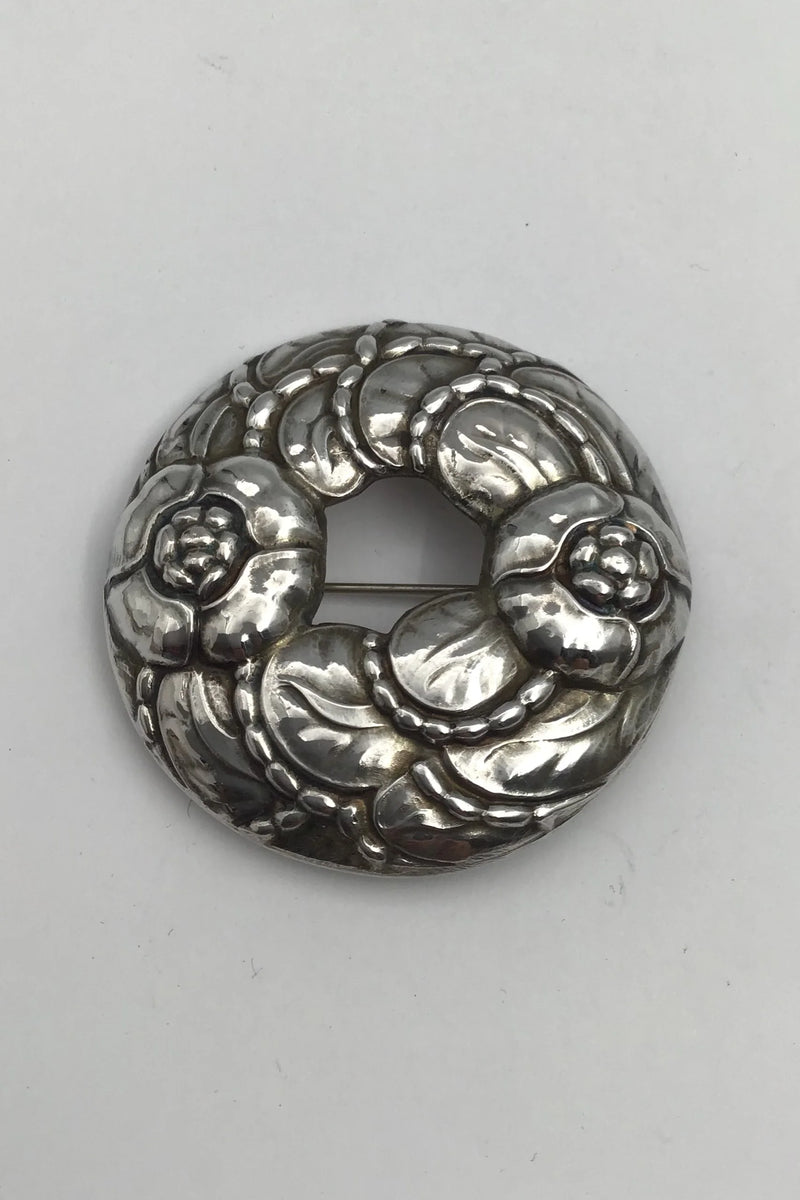 Georg Jensen Sterling Sølv (Jubilæums) Broche No. 42