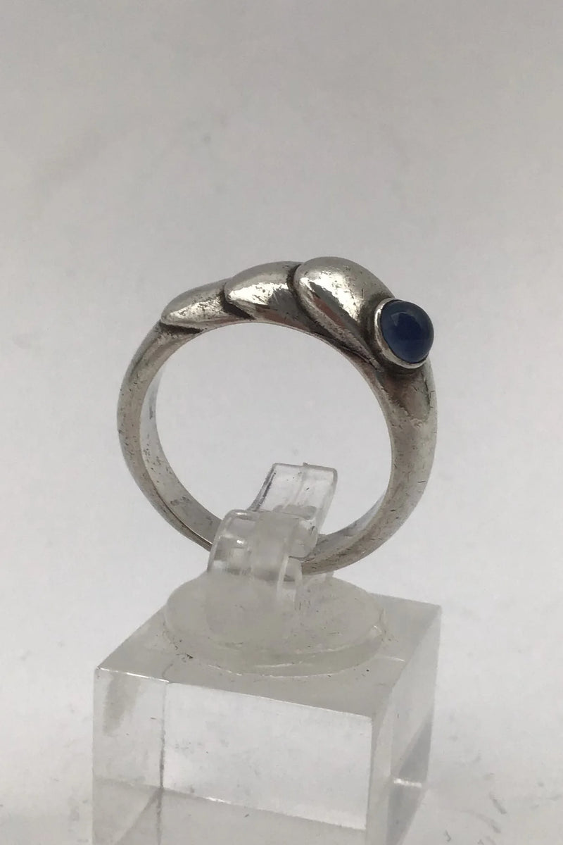 Georg Jensen Sterling Silver Ring 362) Moonstone Ole Kortzau