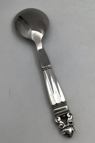 Georg Jensen Sterling Sølv / Stål Konge Serveringsske No. 122B