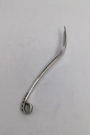 Dansk Sølv Ornamental Pålægsgaffel