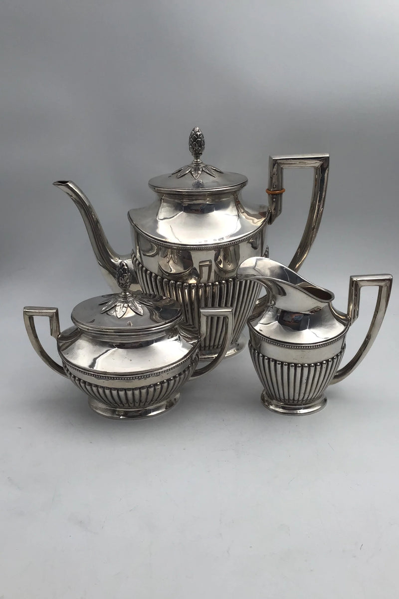 A Michelsen Sølv Empire Kaffesæt&nbsp;