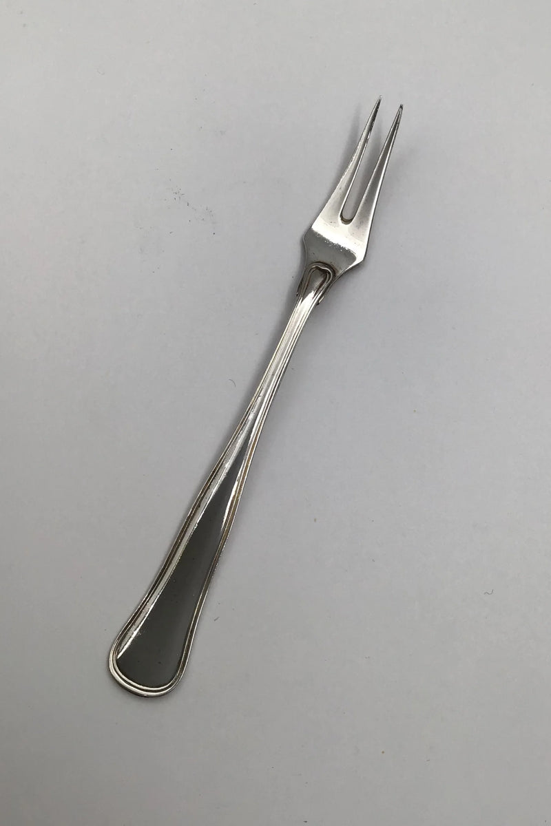 W&S Sørensen Sølv Dobbeltriflet Pålægsgaffel