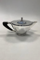 Georg Jensen Sterling Silber Art Deco Teekanne von Johan Rohde Nr. 529 A