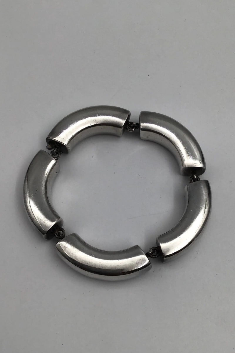 Georg Jensen Sterling Sølv Armlænke No. 216 Astrid Fog