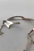 Bent Knudsen Sterling Silver Shark Fin Necklace