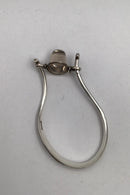 "Georg Jensen" Vivianna Torun Bülow-Hübe Sterling Sølv Armring Quartz