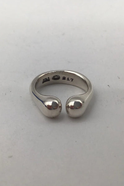 Georg Jensen Sterling Sølv Ring No. 217 Flemming Eskildsen