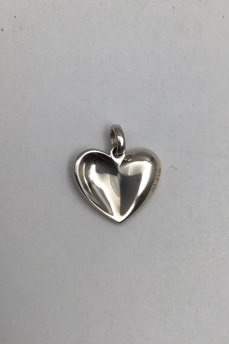 Georg Jensen Sterling Sølv Hjertevedhæng 2012 Allan Scharff