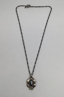 Georg Jensen Sterling Sølv Årsvedhæng 2000 Hæmatit