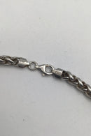 BNH Sterling Sølv Halskæde (Hvede mønster)