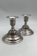 Svend Toxværd Sølv Lysestager (1958) (2)