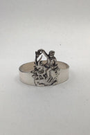 H. C. Andersen Eventyr Sølv Servietring Klods Hans