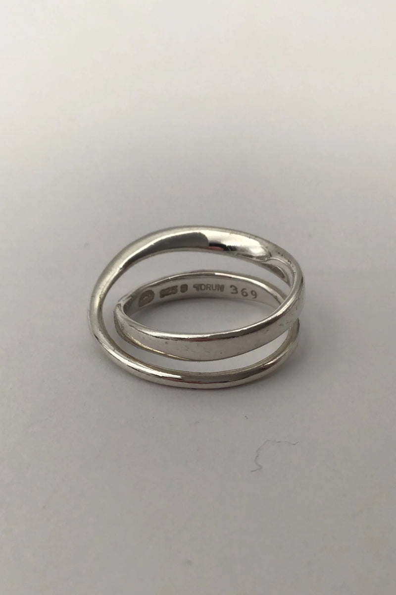 Georg Jensen Sterling Sølv Ring No. 369 Möbius