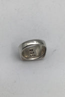 Georg Jensen Sterling Sølv Ring No. 141 Plaza Henning Koppel