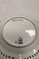 Royal Copenhagen Flora Danica Jagt Frokosttallerken No 20/3554 med gennembrudt kant.