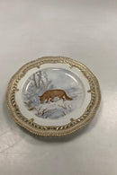 Royal Copenhagen Flora Danica Hunting Lunch Plate No 20/3554 mit durchbrochenem Rand.