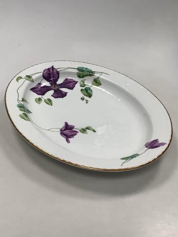 Royal Copenhagen Musselmalet Art Nouveau Blomster Stort Serveringsfad