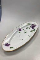 Royal Copenhagen Musselmalet Art Nouveau Blomster Fiskefad
