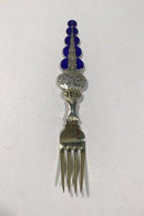 A. Michelsen 1927 Julegaffel Forgyldt Sterling Sølv med Emalje