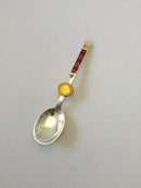 A. Michelsen Sterling Silver with Enamel Spoon of the Month no. 10 designed by Paul René Gauguin