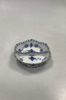 Royal Copenhagen Blue Fluted Full Lace with Gold Assiet No 1137