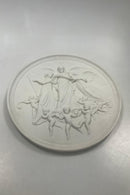 Bing og Grøndahl Biscuit Platte Biscuit Juleglæde i Himlen No 111