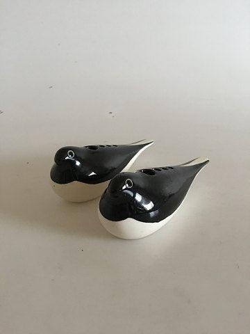 Aluminia Columbine Sæt af to Svale Vaser No.2763