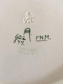 Aluminia Fajance Fadskål No 602/549 med Fuglemotiv af en papegøje