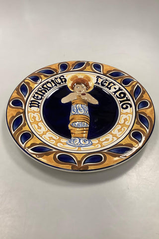 Aluminia Stor Juleplatte fra 1916 Weihnachten