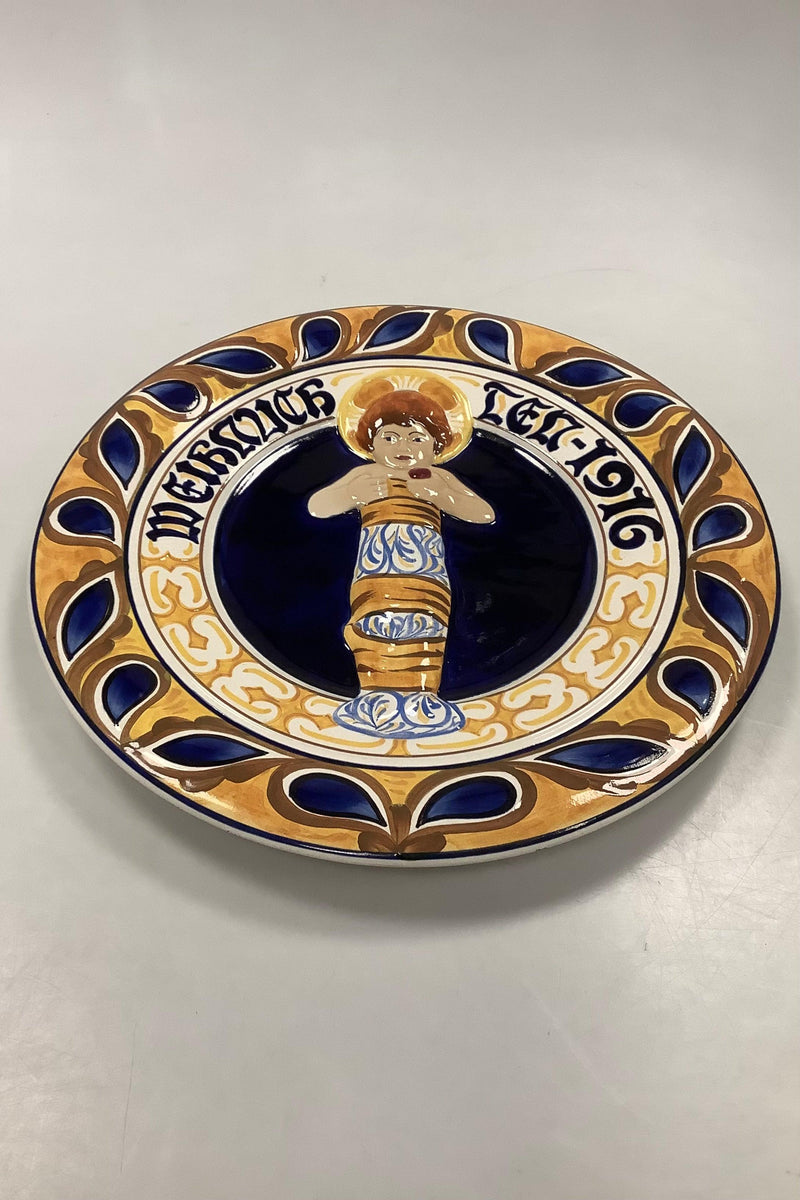 Aluminia Stor Juleplatte fra 1916 Weihnachten