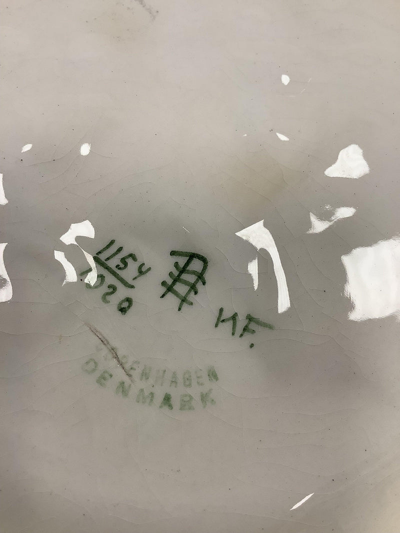 Aluminia Stor Juleplatte fra 1918 Weihnachten