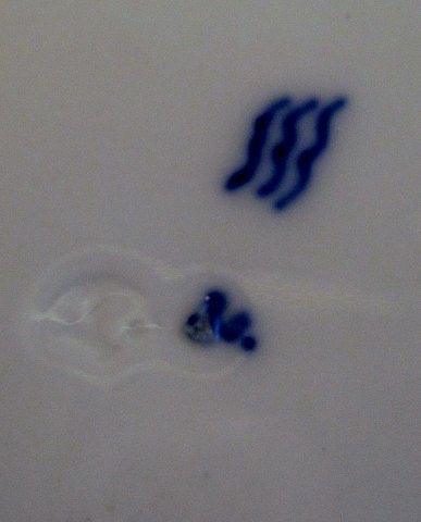 Royal Copenhagen Blue Fluted Plain Platter 25,5cm from 1850-1880